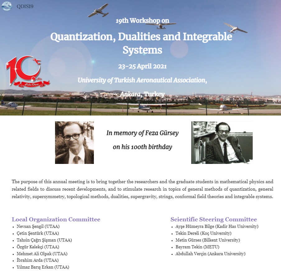 Quantization, Dualities and Integrable Systems Çalıştayı