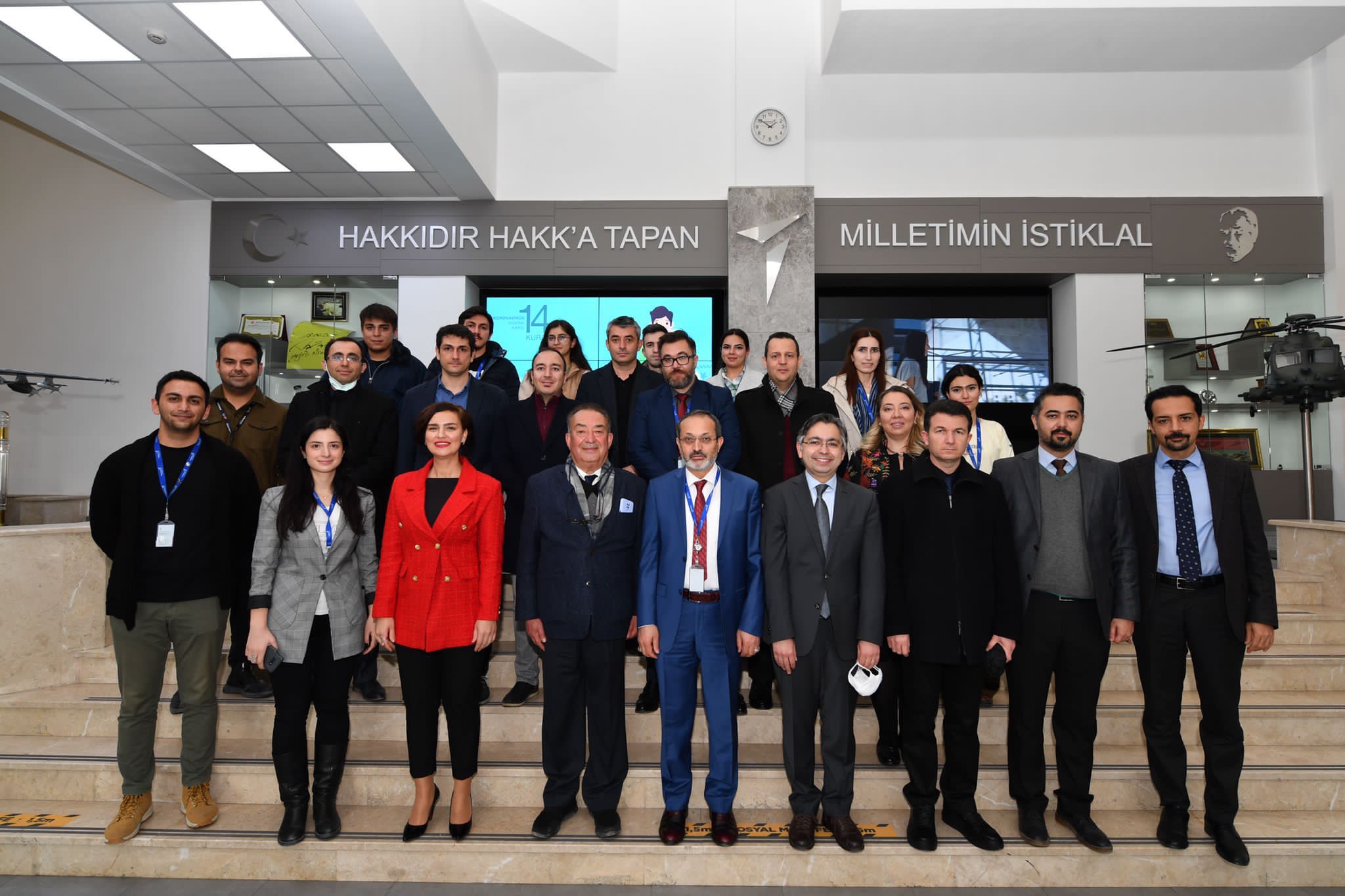 Türk Hava Kurumu Üniversitesi Yönetici Hocalarımız TUSAŞ Kampüsünü Ziyaret Etti